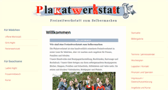 Desktop Screenshot of plakatwerkstatt.de